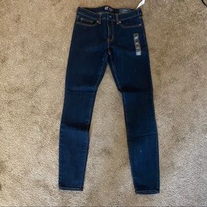 Dark wash denim jeans